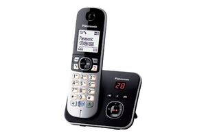 PANASONIC telefon bežični KX-TG6821FXB crni TAM sekretarica