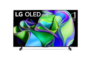 LG OLED televizor OLED42C31LA, 4K Ultra HD, Smart TV, webOS, 100 Hz, Brightness Booster, Procesor α9 AI 4K Gen6, HDMI 2.1, Apple Airplay2, Magični daljinski, Crno-Sivi **MODEL 2023**