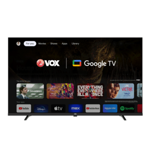 VOX LED televizor 43GOF080B, Full HD, Smart TV, Google TV, Dolby Audio, Crni