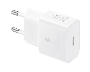 Samsung 25W brzi punjač, USB-C Power Adapter, EP-T2510XWEGEU, Bijeli (kabel uključen)