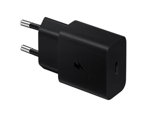 Samsung 15W brzi punjač, USB-C Wall, EP-T1510NBEGEU, Crni (kabel nije uključen)