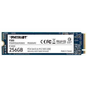 Patriot SSD 256GB M.2;P300 M.2 PCIe Gen 3 x4up to R/W : 1700/1100MB/s