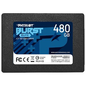 Patriot SSD 480GB 2.5"SATA3, Burst Eliteup to R/W : 450/320MB/s;