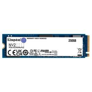 Kingston SSD 250GB NV2NVMe PCIe Gen 4.0x4R/W : 3000/1300MB/s