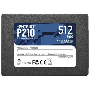 Patriot SSD 512GB 2.5'';P210; up to R/W : 520/430 MB/s