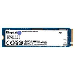 Kingston SSD 2TB NV2NVMe PCIe Gen 4.0x4R/W : 3500/2100MB/s