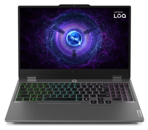 Laptop Lenovo Gaming LOQ 15IRX9, 83DV0053SC, 15,6 FHD IPS 165Hz, Intel Core i7-13650HX, 16GB RAM, 1TB SSD, Nvidia GeForce RTX 4060 8GB, FreeDOS