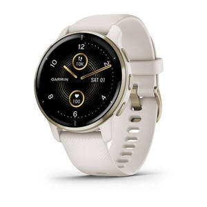 GARMIN Venu 2 Plus, Ivory Cream Gold, 43mm, pametni sat,  010-02496-12