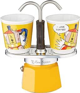 BIALETTI MOKA Express Lichtenstein mini SET + 2 šoljice