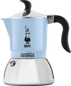 BIALETTI MOKA Express indukcijska za 4 šoljice FIAMMETTA PRIMAVERA - Plava