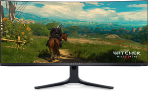 DELL Alienware monitor AW3423DWF gaming zakrivljeni, 34,UWQHD, QD-OLED, 1000 cd/m2, AMD FreeSync Premium Pro, DP, HDMI, 165Hz, 0.1ms