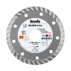 KWB dijamantna rezna ploča Turbo za beton 125 x 22 mm