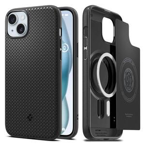 Spigen® Mag Armor™ (MagFit) ACS06671, maska za iPhone 15 Plus  – Matte Black