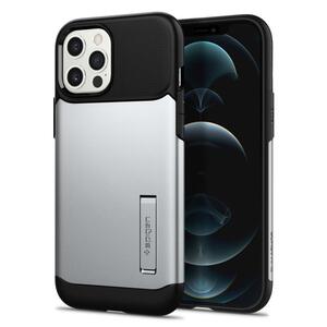 Spigen® Slim Armor™ ACS01482, maska za iPhone 12 Pro Max – Satin Silver