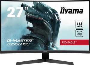 IIYAMA monitor G-Master Red Eagle G2766HSU-B1 gaming,27, FullHD, VA, 250 cd/m2, AMD FreeSync Premium, DP, HDMI, 165Hz, 1ms