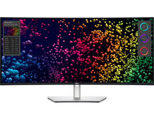 DELL monitor UltraSharp U4025QW zakrivljeni, 40, 5K, IPS, 450 cd/m2, DP, HDMI, Thunderbolt, 120Hz, 5ms,