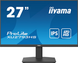 IIYAMA Prolite monitor XU2793HS-B6, 24, FullHD, IPS, 250cd/m2, DP, HDMI, 100Hz, 1ms