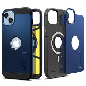 Spigen® Tough Armor™ (MagFit) ACS05064, maska za iPhone 14 – Navy Blue