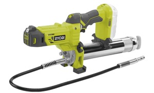 RYOBI akumulatorska mazalica R18GG-0 - 18V ONE+,  10000PSI / 690Bar pritiska, 75cm crijevo i spremnik od 400g - SAMO ALAT