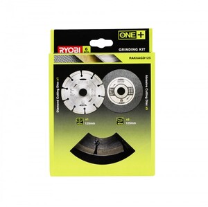 RYOBI set reznih ploča 125mm, 5 x rezna ploča za metal, 1 x dijamantna rezna ploča