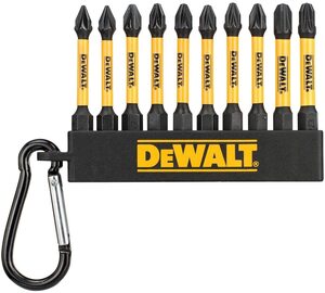 DeWalt odvijač 57mm, PZ1, PZ2, PH2, 10kom - DT7274