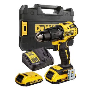 DeWalt akumulatorska udarna bušilica/odvijač DCD709D2T, 18V, 2x2.0Ah