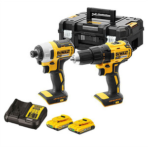 DeWalt akumulatorski set bušilica DCD777 + odvijač DCF787 + 2x 2.0Ah u koferu - DCK2059D2T