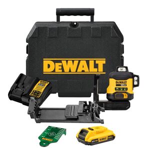 DeWalt križni laserski nivelir DCLE34031D1