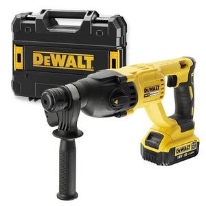 DeWalt akumulatorski kombinovani udarni čekić 18 V - 1 akumulator, punjač, kofer - DCH133M1