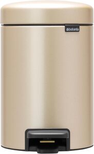 Brabantia Newicon Pedal kanta za smeće 3l, champagne 304408