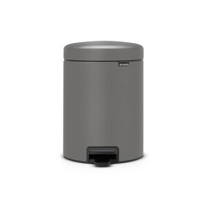 Brabantia Newicon Pedal kanta za smeće 12l, concrete grey 119149, metalizirani premaz