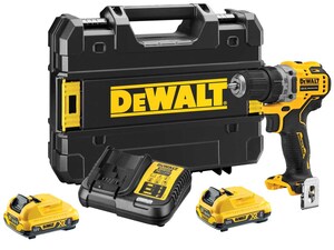 DeWalt akumulatorska udarna bušilica 12V 2x2,0Ah - DCD706D2 brushless motor