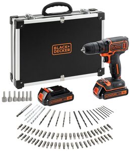 Black & Decker akumulatorska bušilica sa priborom BDCDC18BAFC