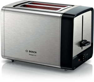 BOSCH toster TAT5P420 DesignLine; 970W; Termostat, Tajmer;  Nehrđajući čelik