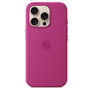 Apple iPhone 16 Pro Silicone Case s MagSafe, Fuchsia (myyn3zm/a)