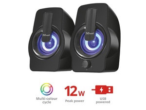 Trust Gemi 2.0 set zvučnika RGB RMS 6W, PMPO 12W