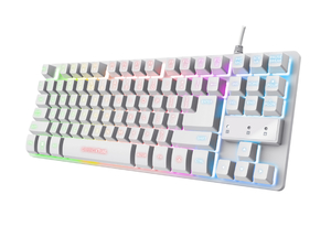 Trust GXT833W Thado TKL bijela tastatura, US layout , LED