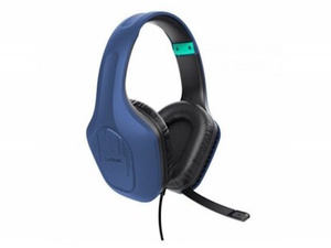 Trust GXT 415B Zirox gaming slušalice, žičane, 200 cm kabl, 3.5 mm, over-ear, mikrofon, plave