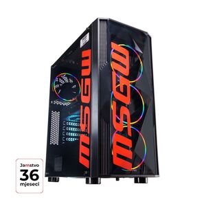 MSGW računar Gamer R5 a101, AMD Ryzen 5 5500, 16GB DDR4 RAM, 1TB M.2 SSD, NVIDIA GeForce RTX 3050 8GB GDDR6, FREE DOS