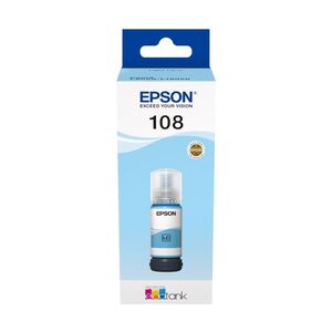 Tinta Epson EcoTank 108 Light Cyan