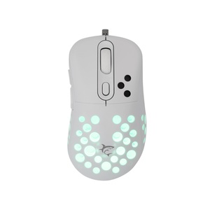 WHITE SHARK gaming miš GM-5013 AZRAEL 12800 dpi 6 tipki žični, bijeli