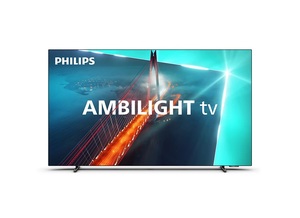 PHILIPS OLED televizor 48OLED718/12, 4K Ultra HD, Smart TV, Android, Google TV™, Ambilight, VRR 120 Hz, Metalni okvir   **MODEL 2023**