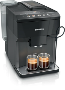 SIEMENS automatski kafe aparat TP511R09; EQ500 classic; 15 Bara; Keramički mlin; Coffee Select zaslon; Integrisani sistem za mlijeko sa crijevom; Crna