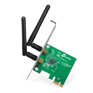 TP-Link TL-WN881ND, PCI Express (x1) Adapter, 2,4GHz Wireless N 300Mbps, Detachable Omni Directional Antenna 2 x 2dBi (RP-SMA)