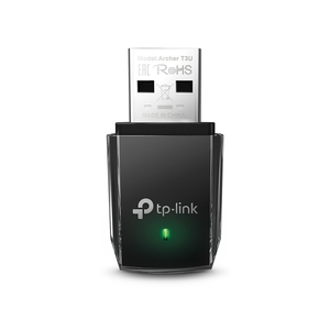 TP-Link Archer T3U AC1300 Mini Wi-Fi MU-MIMO USB Adapter,Mini Size, 867Mbps at 5GHz + 400Mbps at 2.4GHz, USB 3.0