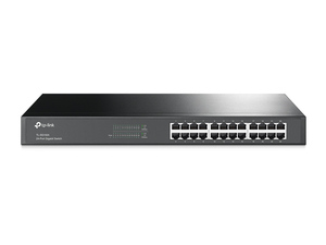 TP-Link switch TL-SG1024, 24 ports 24 x 10/100/1000Mbps RJ45 ports, Rackmount, MDI/MDI-X switch, Unmanaged