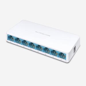 Mercusys MS108 8-Port 10/100Mbps Desktop Switch, 8 x 10/100 Mbps RJ-45 ports