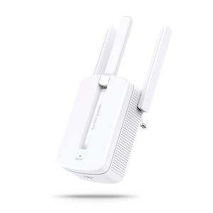 Mercusys 300Mbps Wi-Fi Range Extender, 3 fixed external antennas with MIMO, WPS button