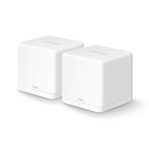 Mercusys Halo H30G(2-pack) AC1300 Whole Home Mesh Wi-Fi System, 400 Mbps at 2.4 GHz + 867 Mbps at 5 GHz, 2× Internal Antennas