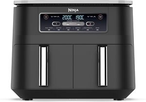 NINJA friteza AF300EU Foodi Dual Zone vrući zrak: 2400 W; 2 posude; kapacitet 7.6 L; 6 programa